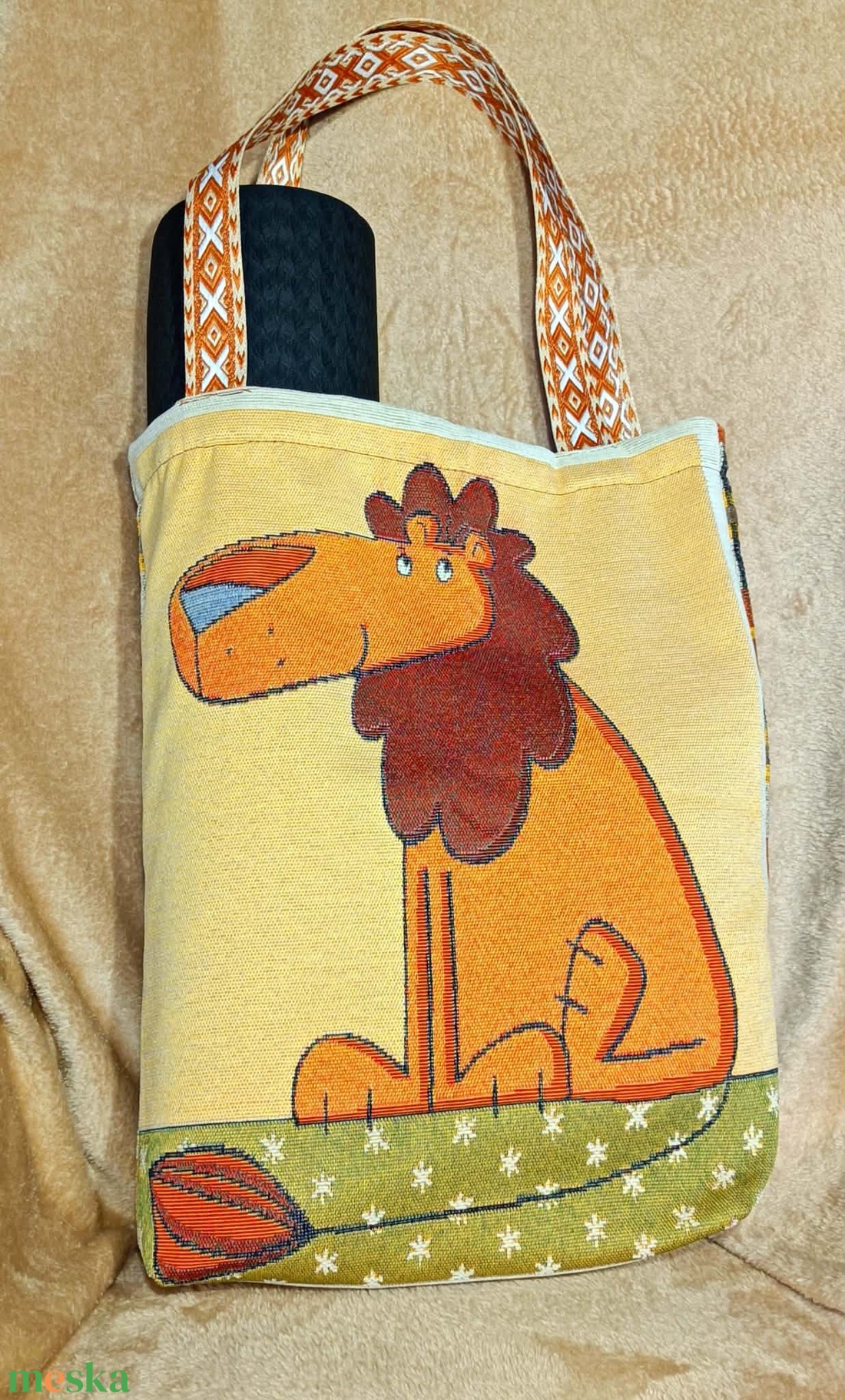Crazy Lion Jóga Táska - táska & tok - bevásárlás & shopper táska - shopper, textiltáska, szatyor - Meska.hu