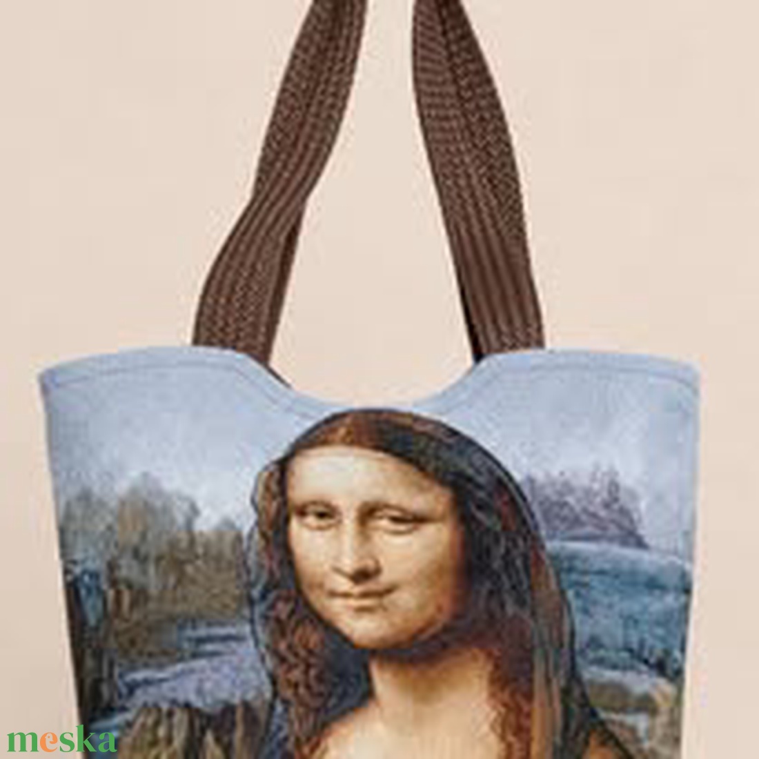 Mona Lisa válltáska - táska & tok - bevásárlás & shopper táska - shopper, textiltáska, szatyor - Meska.hu