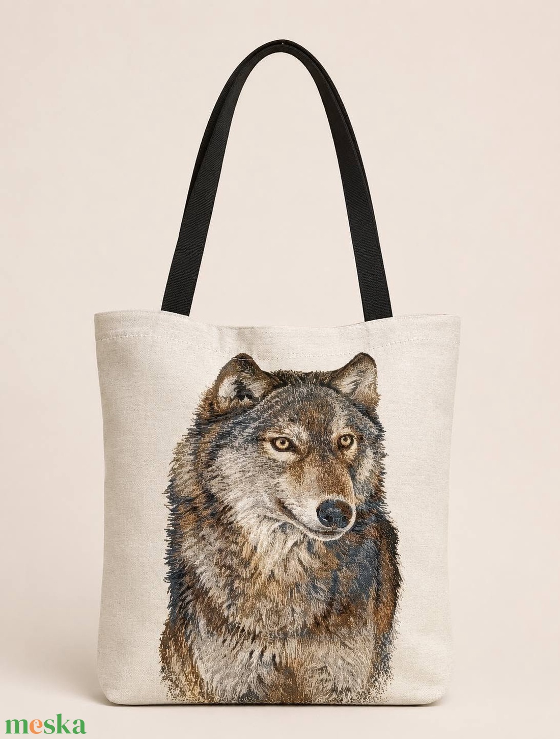 ÁLLATI TÁSKÁK � Farkas shopperek  - táska & tok - bevásárlás & shopper táska - shopper, textiltáska, szatyor - Meska.hu