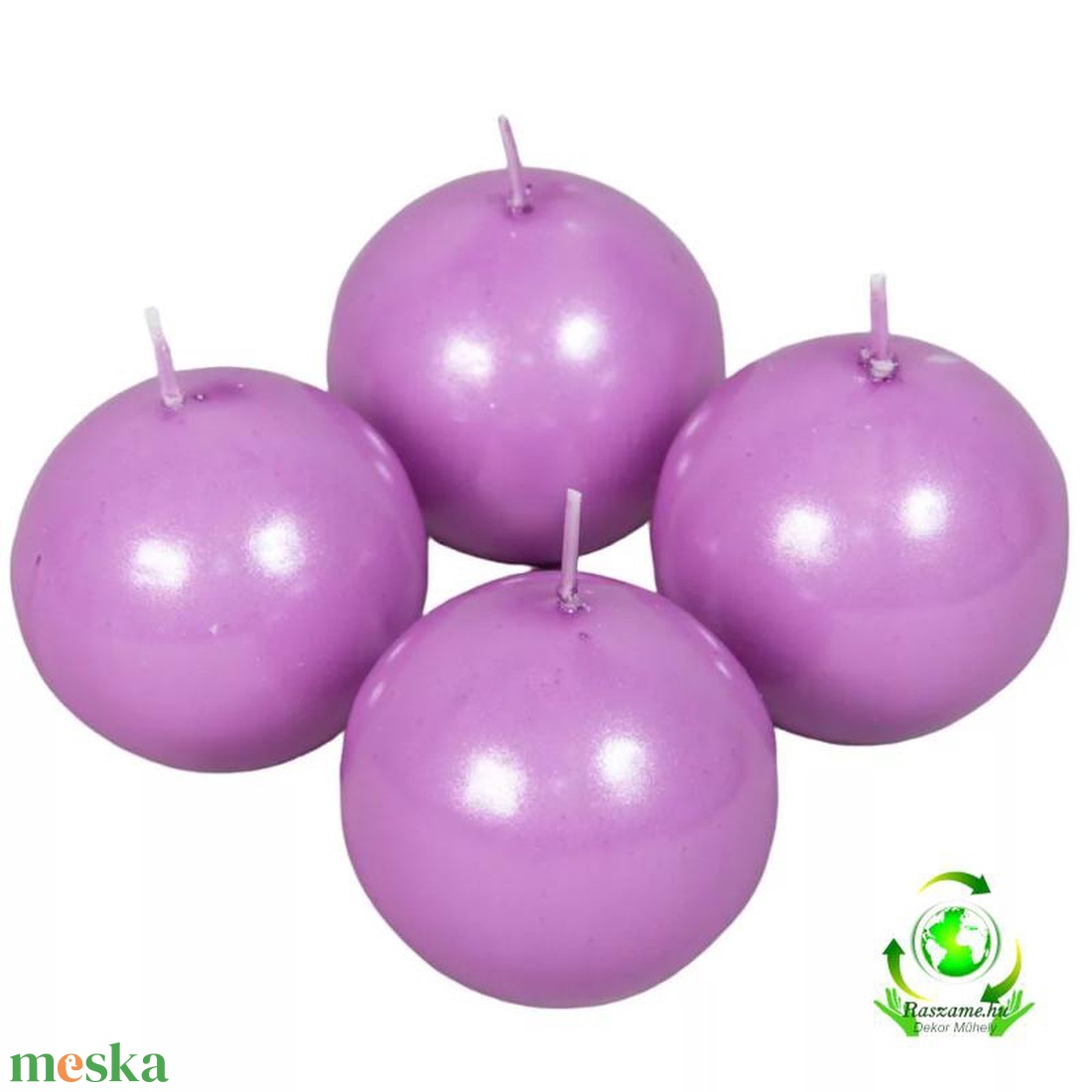 Metál gömb gyertya 60 mm - ciklámen - kellékek & szerszámok - dekorációs kellékek - dekorációs gyertya - Meska.hu Metál gömb gyertya 60 mm - ciklámen - kellékek & szerszámok - dekorációs kellékek - dekorációs gyertya - Meska.hu