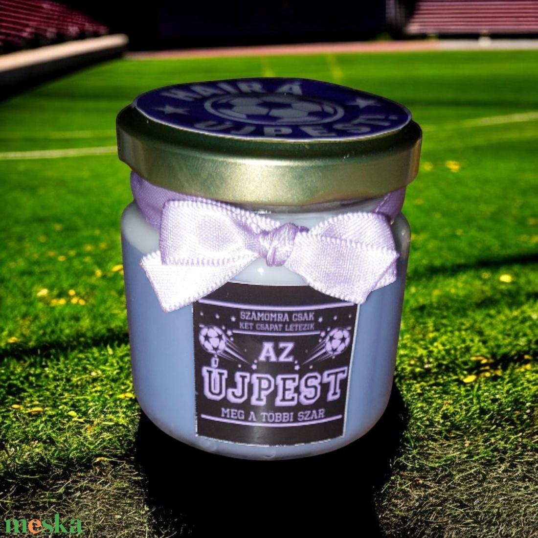 Szurkoló ilatgyertya  - karácsony - karácsonyi lakásdekoráció - karácsonyi illatgyertya, mécses - Meska.hu