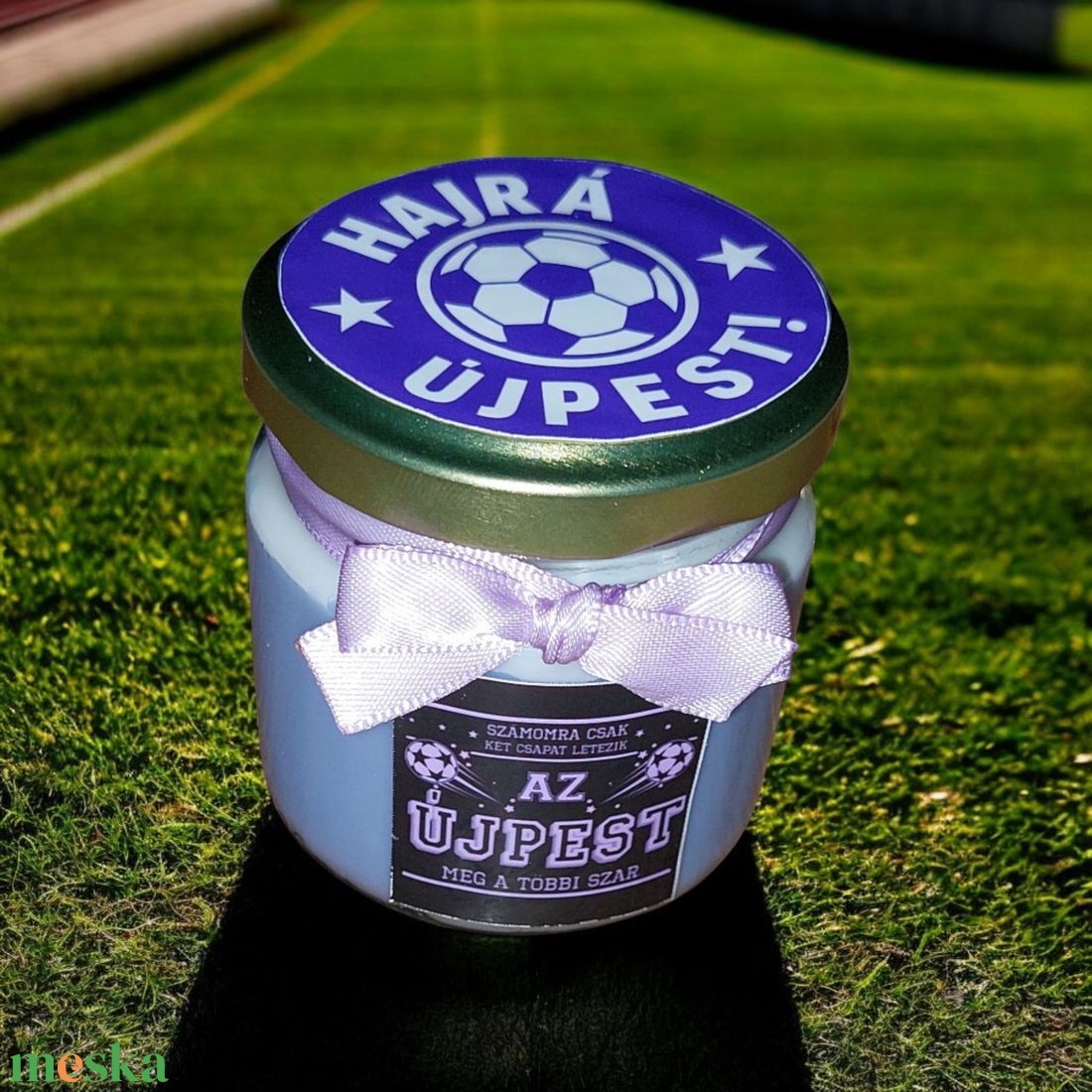 Szurkoló ilatgyertya  - karácsony - karácsonyi lakásdekoráció - karácsonyi illatgyertya, mécses - Meska.hu