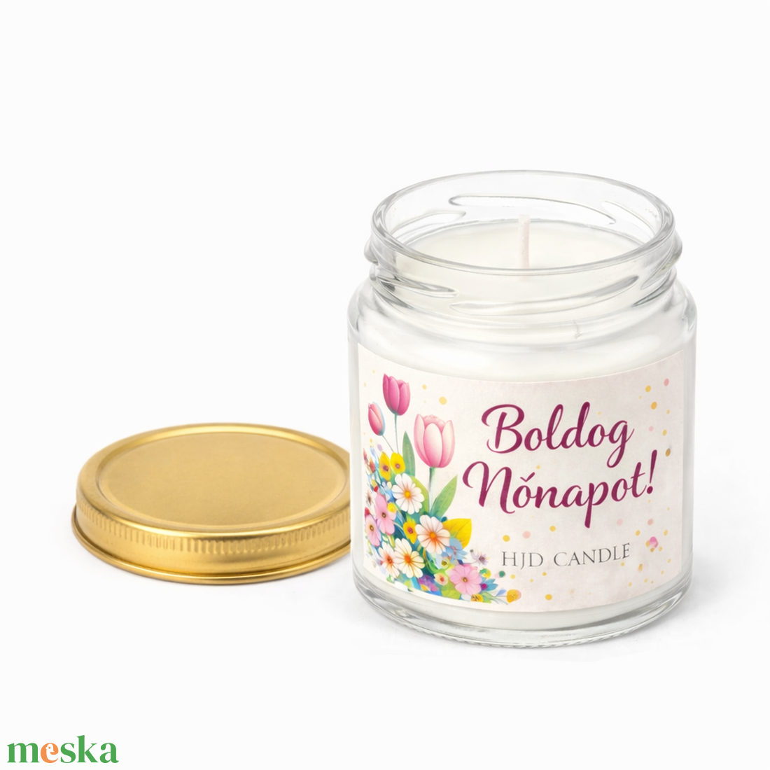 Jázmin Álma � Nőnapi ajándék illatgyertya - otthon & életmód - gyertya, illat, aroma - gyertya - Meska.hu