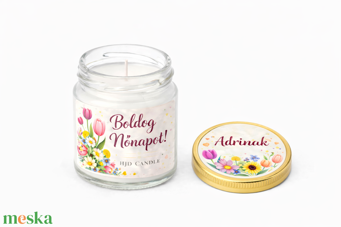 Jázmin Álma � Nőnapi ajándék illatgyertya - otthon & életmód - gyertya, illat, aroma - gyertya - Meska.hu
