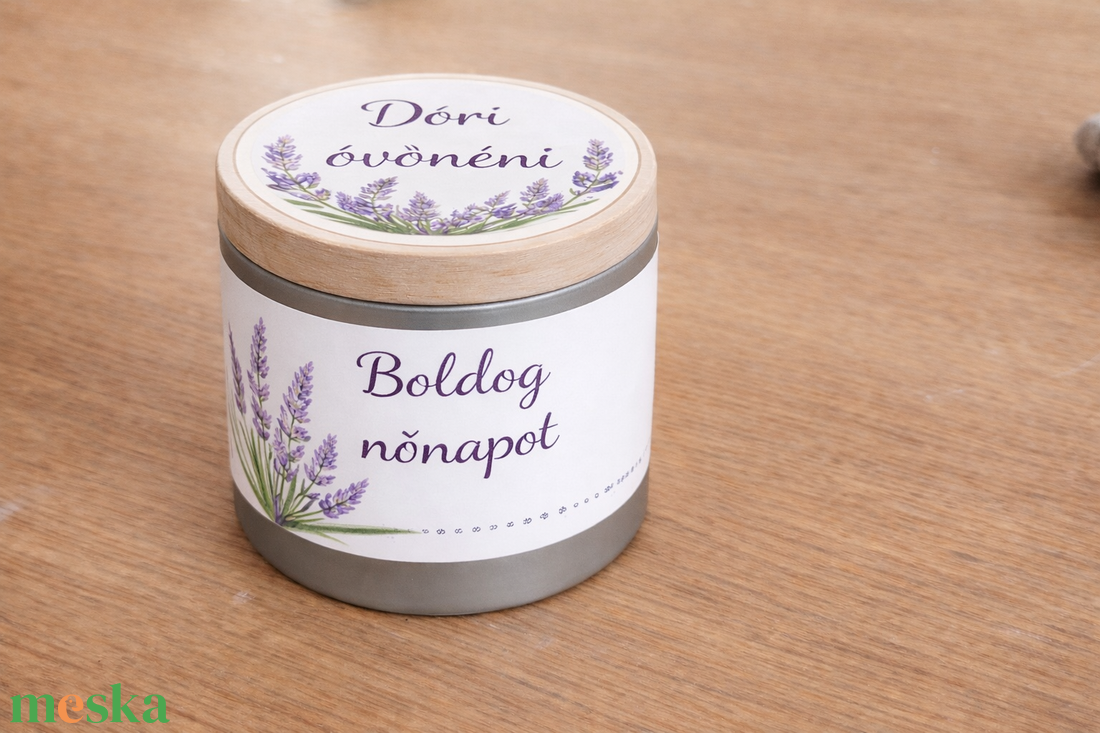 Bronz Harmónia � levendulás nőnapi gyertya - otthon & életmód - gyertya, illat, aroma - gyertya - Meska.hu