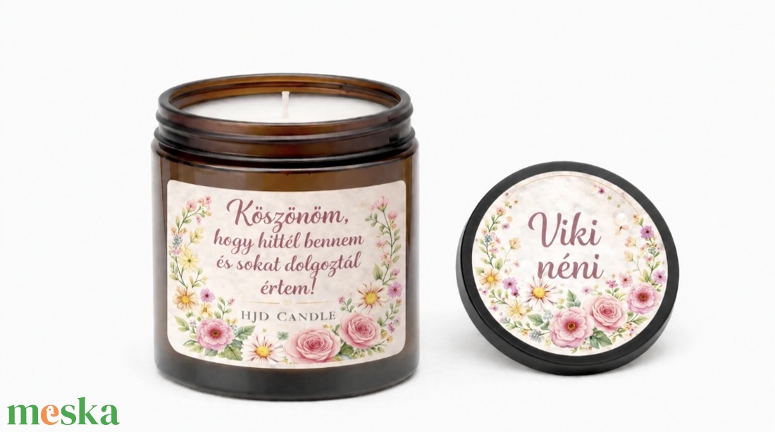 Aranyló Pillanat � Névre szóló narancsvirág illatú szójagyertya pedagógusoknak - esküvő - emlék & ajándék - köszönőajándék - Meska.hu