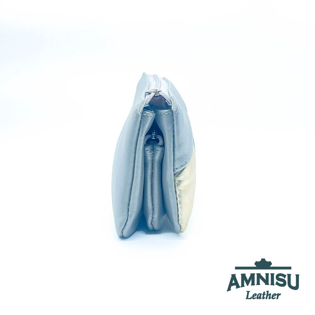 Ezüst - arany egyenes kristály köves női pénztárca G1005 - táska & tok - pénztárca & más tok - pénztárca - női pénztárca - Meska.hu