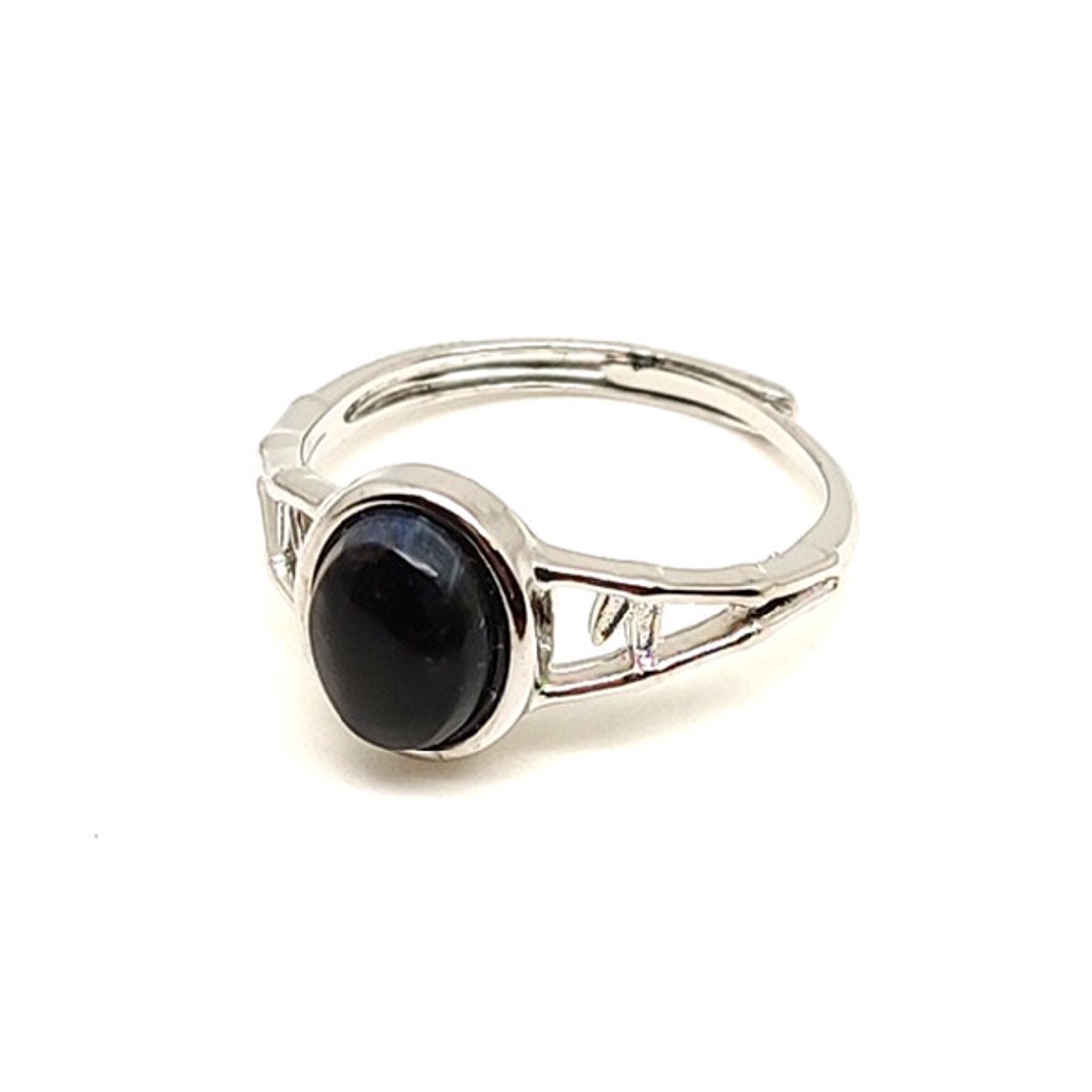 Pietersit gyűrű, barna ovál 11x8 mm, állítható � Földvihar - ékszer - gyűrű - gyöngyös gyűrű - Meska.hu