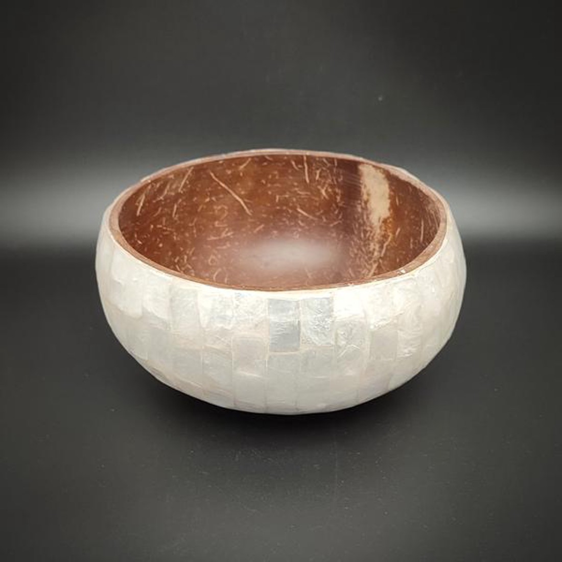 Tál kagyló tégla kókusz 12cm - otthon & életmód - dekoráció - asztal és polc dekoráció - dekorációs tál, tartó - Meska.hu