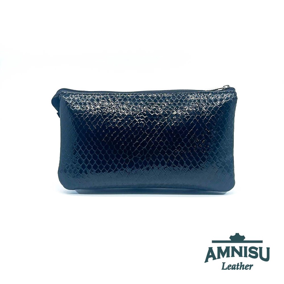 Fekete lakk kígyómintás - ezüst mintás egyenes kristály köves női pénztárca G8023 - táska & tok - pénztárca & más tok - pénztárca - női pénztárca - Meska.hu