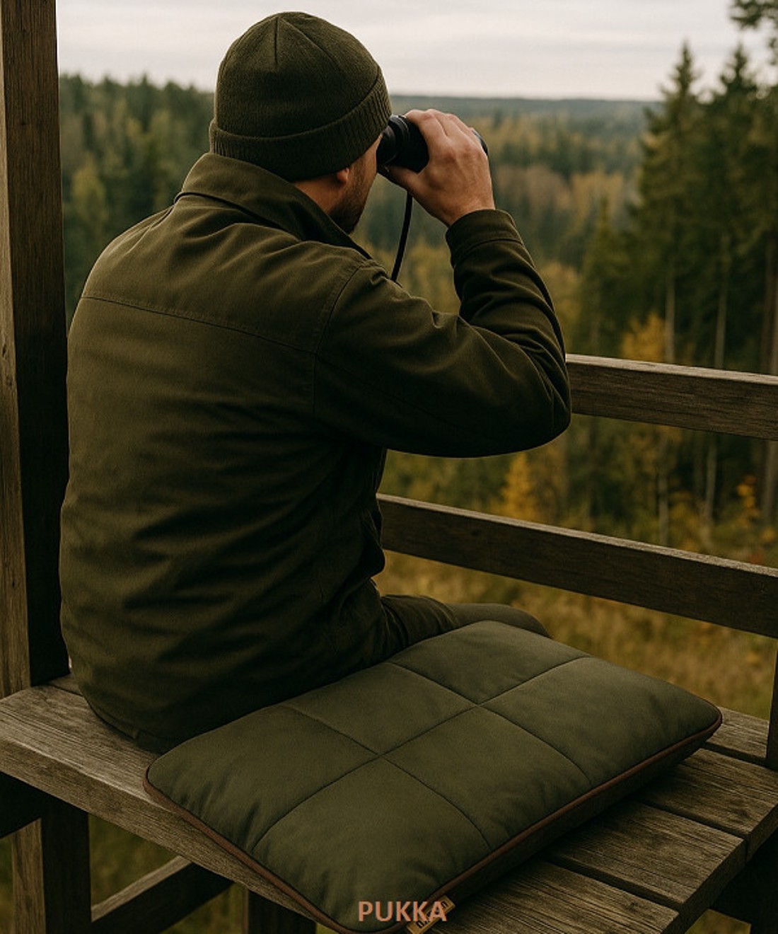 vadász vízálló Fleece lespárna 35 x 45 - játék & sport - sport és kikapcsolódás - vadászat - Meska.hu