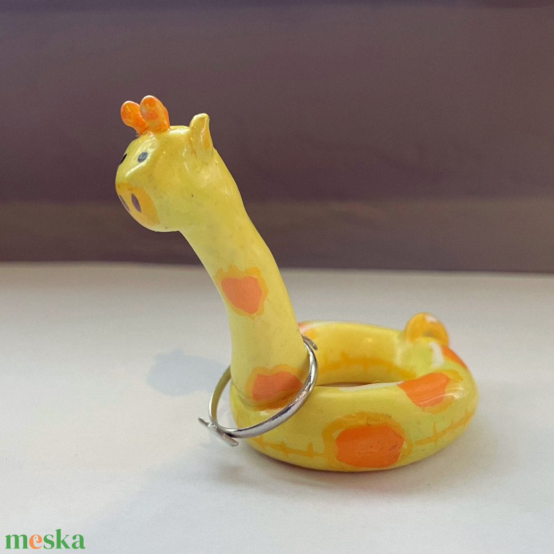 Zsiráf gumimatrac gyűrűtartó - ékszer - ékszertartó - ékszertartó állvány - Meska.hu Zsiráf gumimatrac gyűrűtartó - ékszer - ékszertartó - ékszertartó állvány - Meska.hu