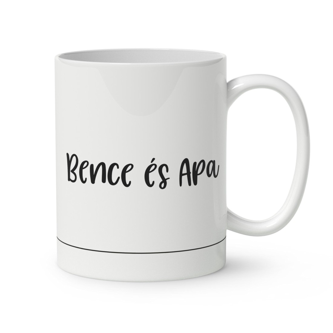 Kérd a neveddel - Apa és Fia Minimal mintás bögre - otthon & életmód - konyhafelszerelés, tálalás - tálalás - bögre & csésze - Meska.hu
