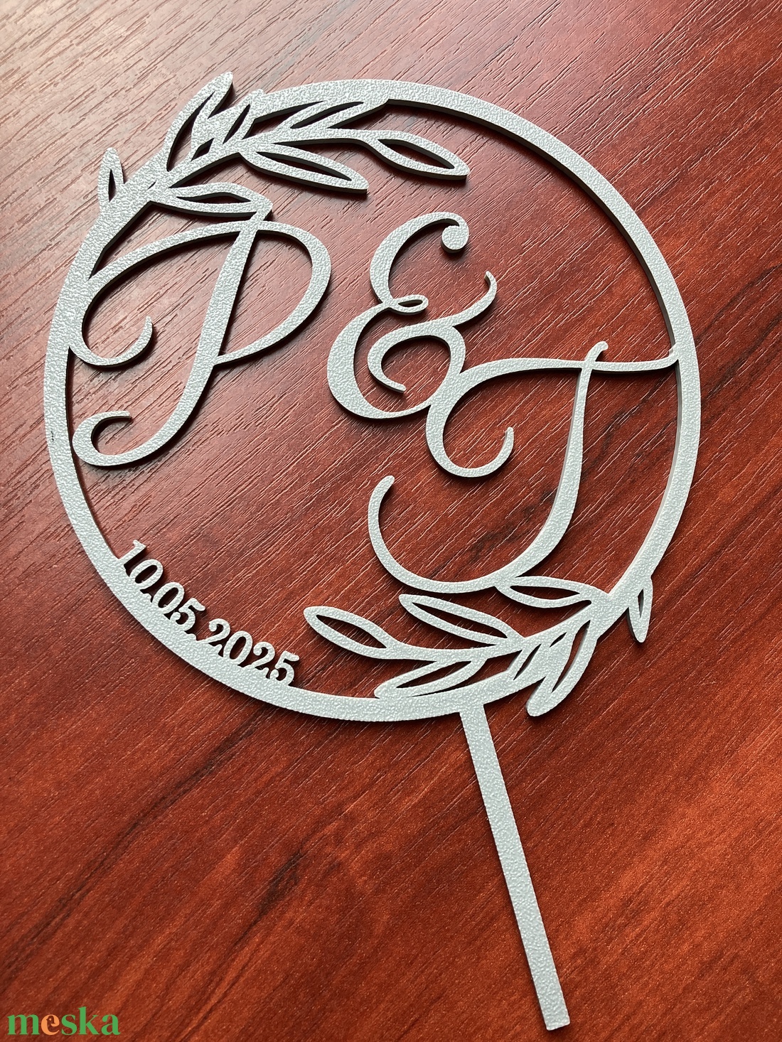 Esküvői torta beszúró monogrammos - esküvő - dekoráció - sütidísz - Meska.hu Esküvői torta beszúró monogrammos - esküvő - dekoráció - sütidísz - Meska.hu