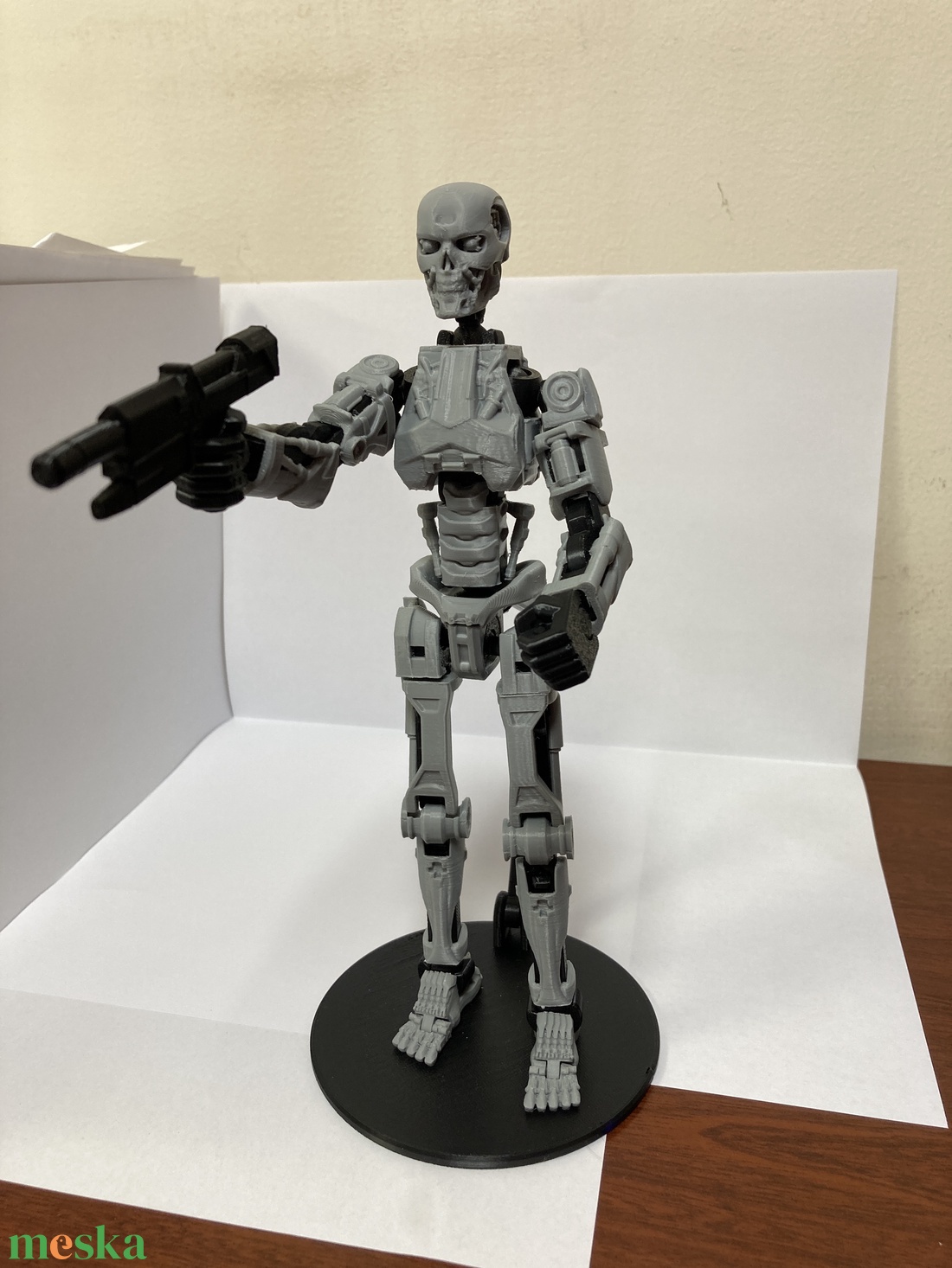 3D nyomtatott terminátor figura 23 cm - kellékek & szerszámok - dekorációs kellékek - figurák - Meska.hu 3D nyomtatott terminátor figura 23 cm - kellékek & szerszámok - dekorációs kellékek - figurák - Meska.hu