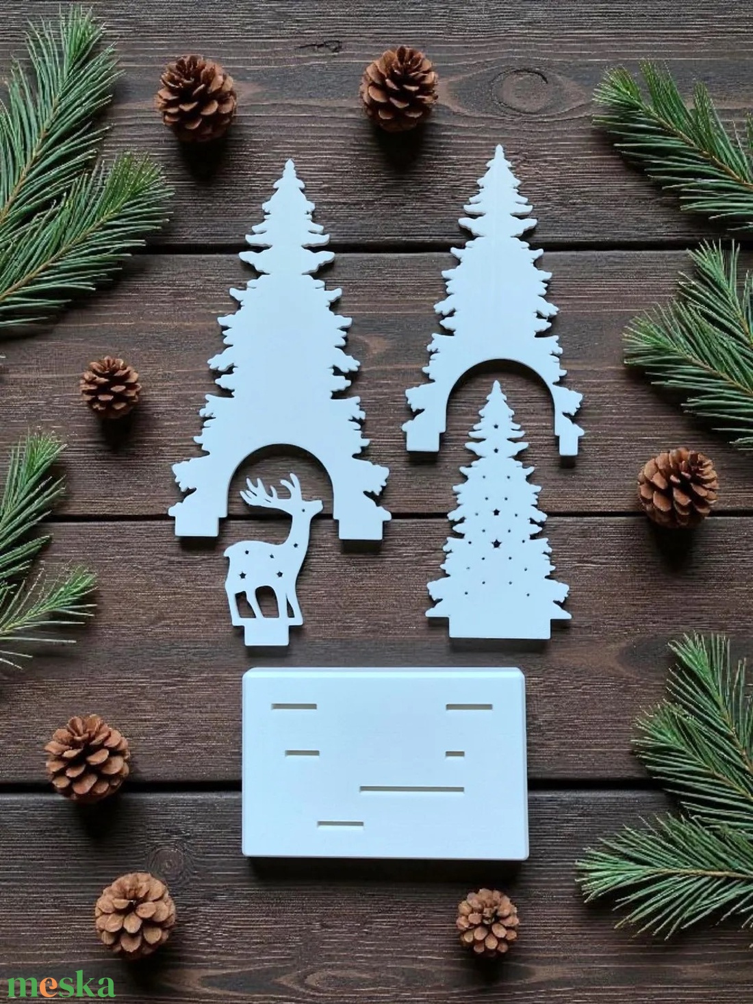 Karácsonyi dekoráció  - karácsony - karácsonyi lakásdekoráció - karácsonyi lakásdíszek - Meska.hu