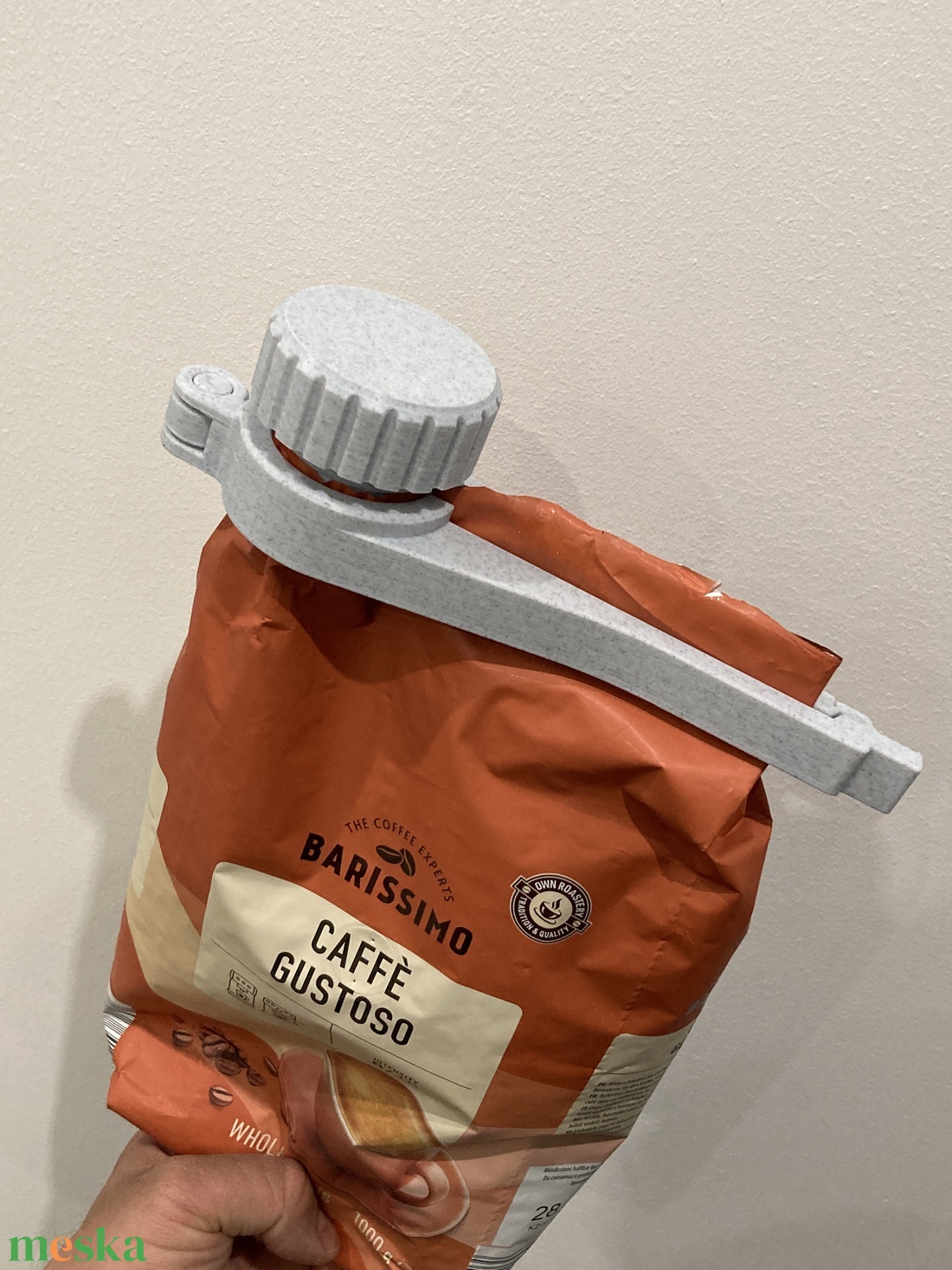 Kávés zacskó záró csipesz - otthon & életmód - konyhafelszerelés, tálalás - konyhai tárolás - tea & kávé tárolás - Meska.hu