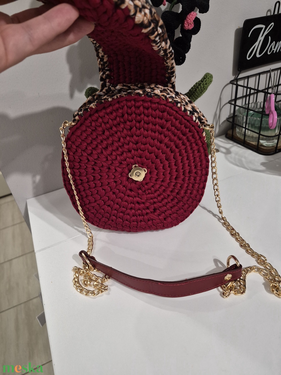 Egyedi horgolt táska - táska & tok - kézitáska & válltáska - alkalmi táska - Meska.hu