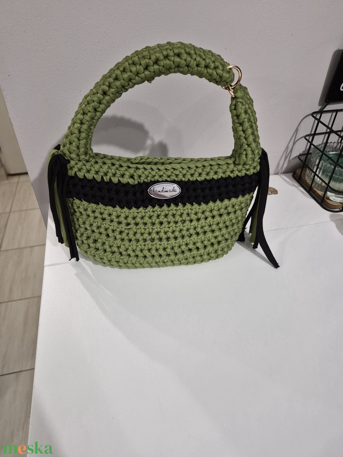 Egyedi horgolt táska - művészet - militária - ruházat, kiegészítő - Meska.hu