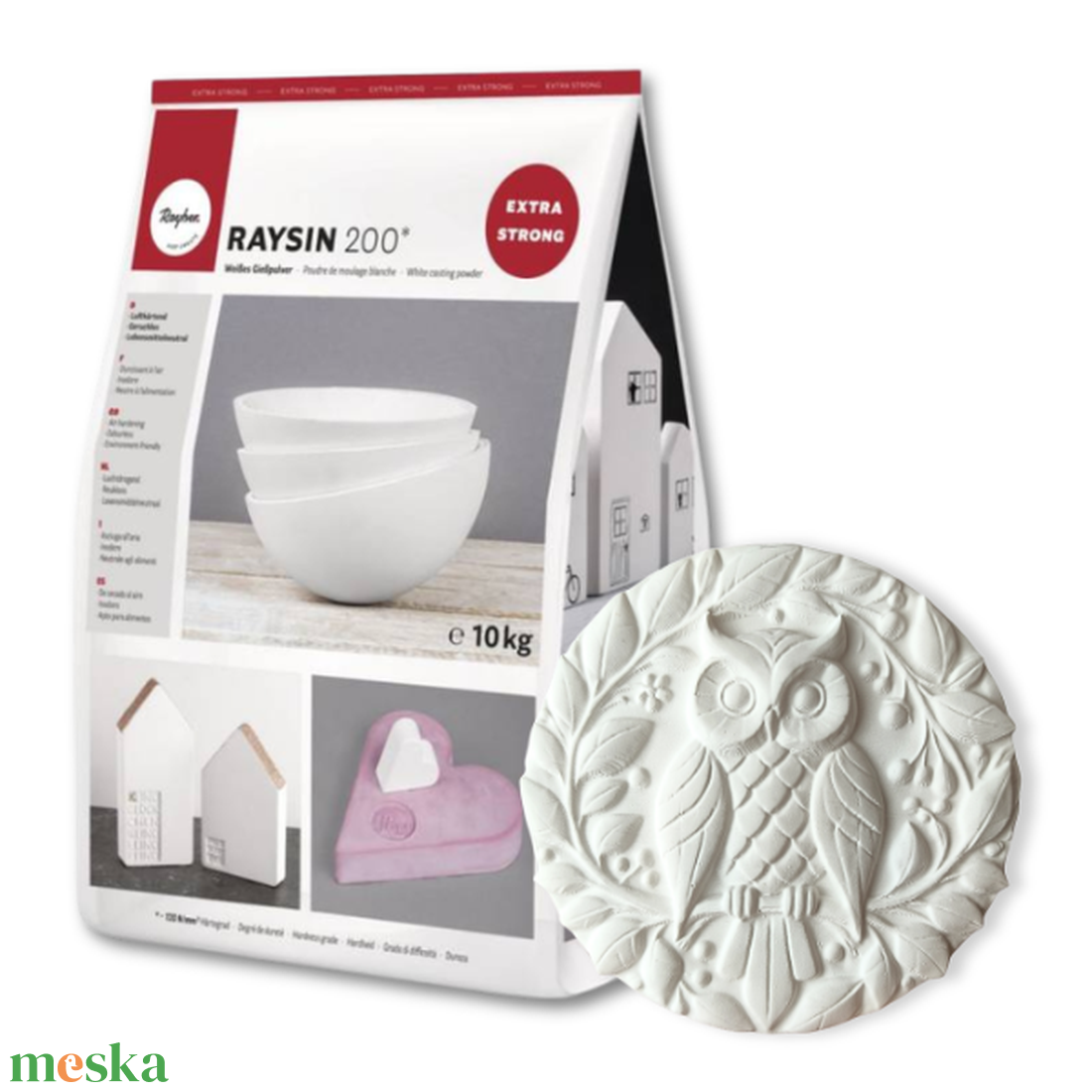 RAYSIN 200 FEHÉR ÖNTŐPOR- 10KG - HOBBI HÁZ - kellékek & szerszámok - vegyes alapanyag - gipsz - Meska.hu