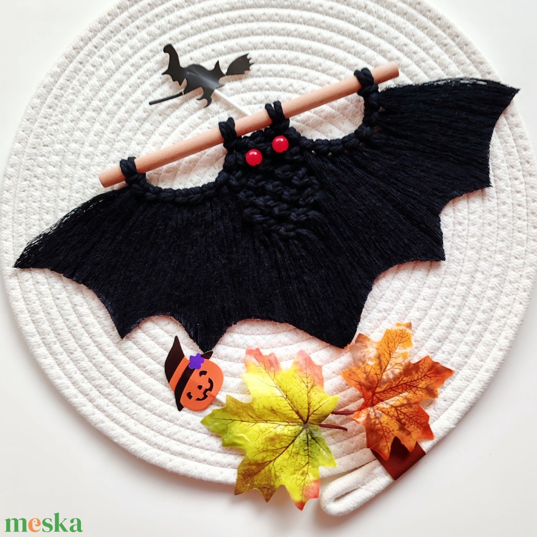 MAKRAMÉ-DENEVÉR - otthon & életmód - dekoráció - halloween - halloweeni dekoráció - Meska.hu MAKRAMÉ-DENEVÉR - otthon & életmód - dekoráció - halloween - halloweeni dekoráció - Meska.hu