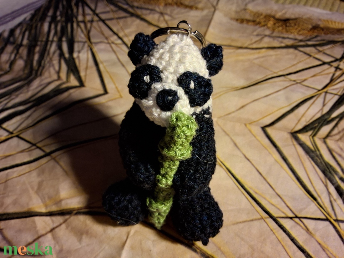 Panda kulcstartó - táska & tok - kulcstartó & táskadísz - kulcstartó - Meska.hu