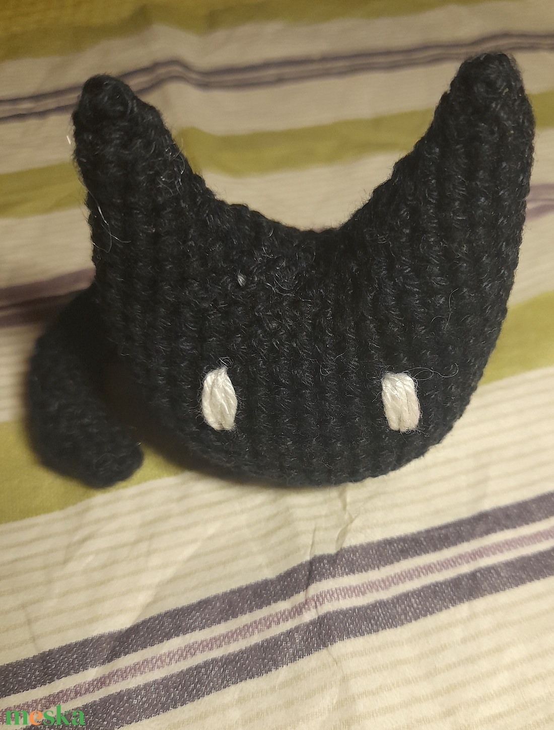 Horgolt cicus - otthon & életmód - dekoráció - halloween - halloweeni figurák - Meska.hu