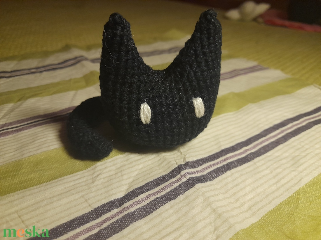 Horgolt cicus - otthon & életmód - dekoráció - halloween - halloweeni figurák - Meska.hu
