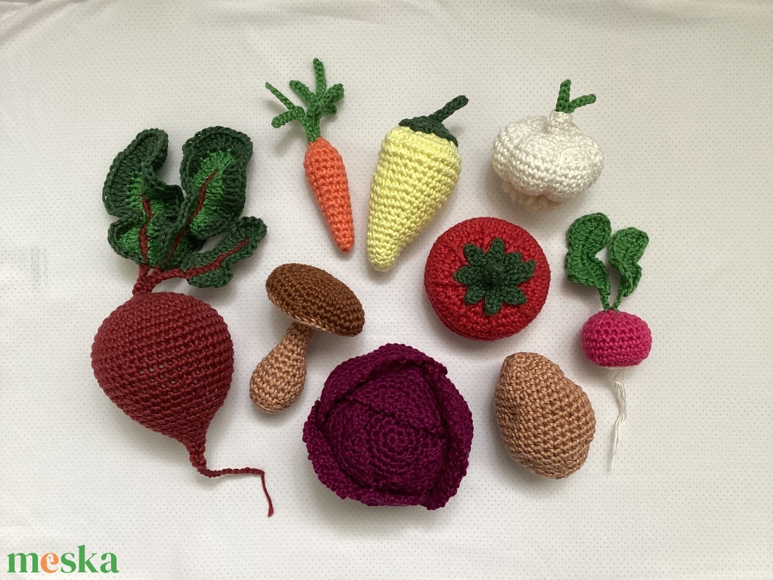 Horgolt zöldségek - játék & sport - készségfejlesztő és logikai játék - oktató játékok - Meska.hu Horgolt zöldségek - játék & sport - készségfejlesztő és logikai játék - oktató játékok - Meska.hu