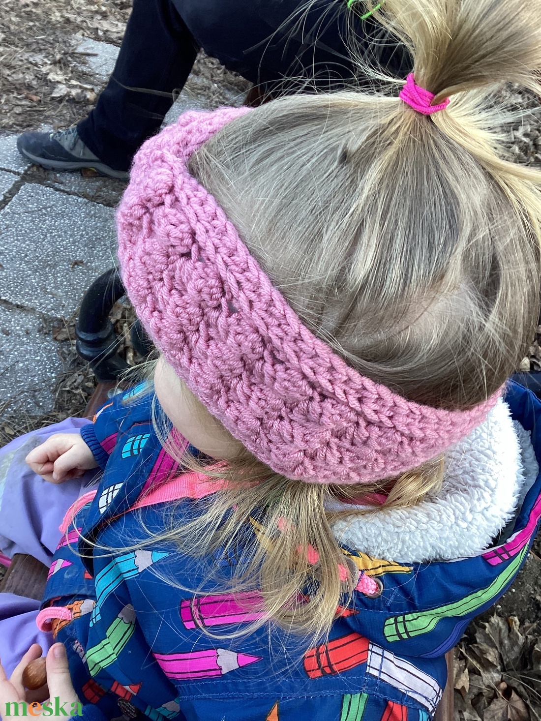 Horgolt rózsaszín fejpánt - ruha & divat - sál, sapka, kendő - fejpánt - Meska.hu Horgolt rózsaszín fejpánt - ruha & divat - sál, sapka, kendő - fejpánt - Meska.hu