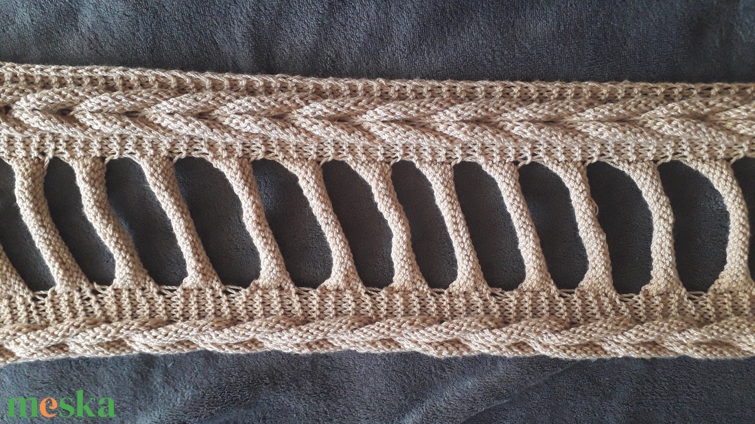 Kötött sál - ruha & divat - sál, sapka, kendő - stóla - Meska.hu