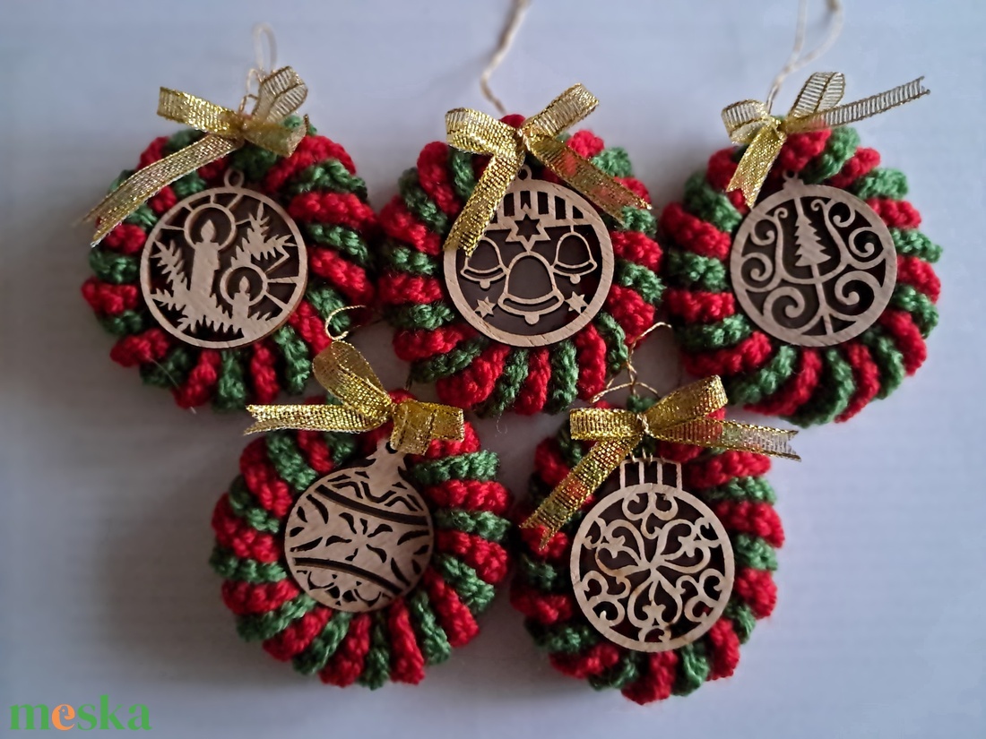 Karácsinyi dísz - karácsony - karácsonyi lakásdekoráció - karácsonyfadíszek - Meska.hu