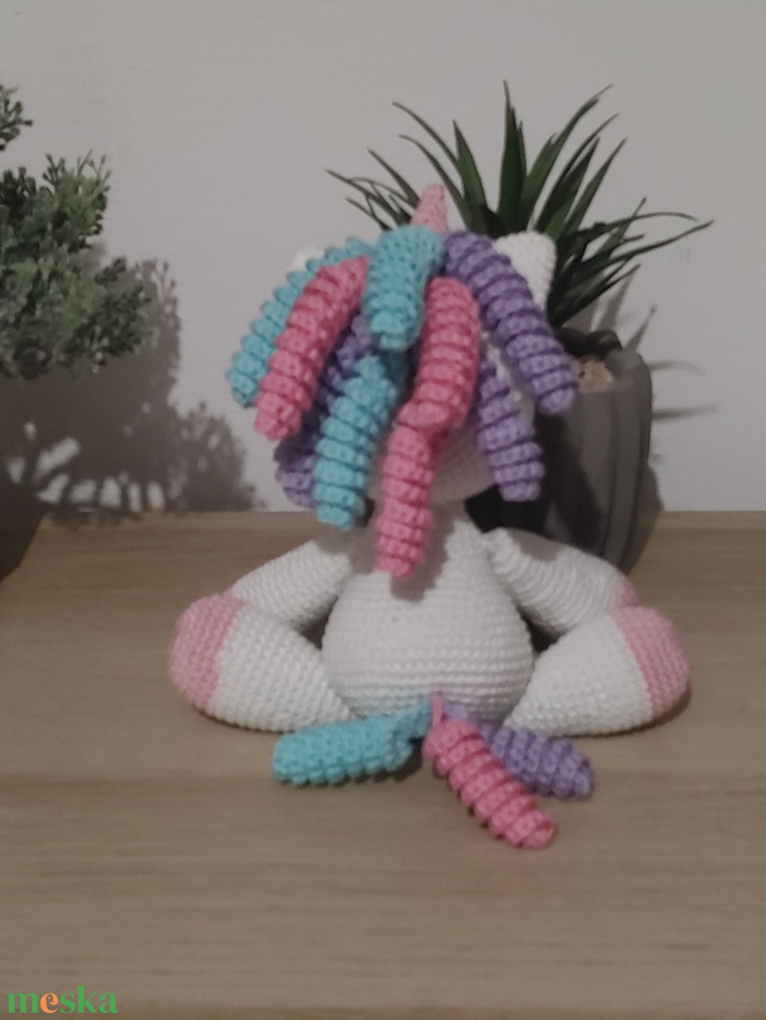 Horgolt amigurumi unikornis - játék & sport - plüssállat & játékfigura - unikornis - Meska.hu