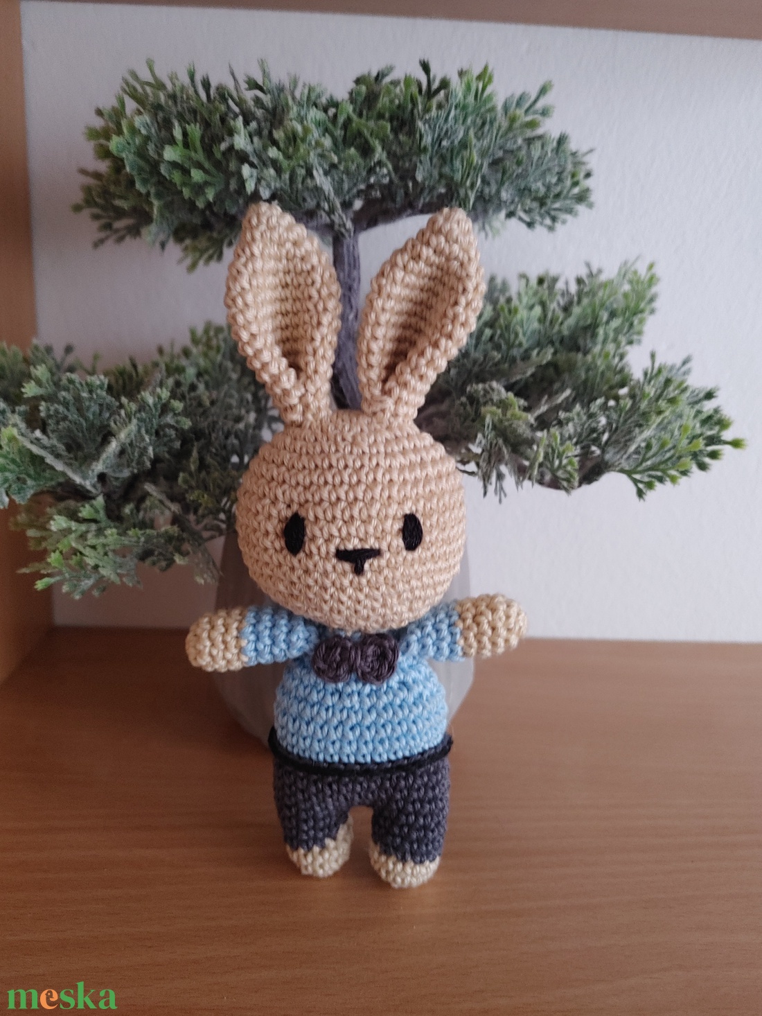 Horgolt nyuszi (fiú) - amigurumi figura - játék & sport - plüssállat & játékfigura - nyuszi - Meska.hu Horgolt nyuszi (fiú) - amigurumi figura - játék & sport - plüssállat & játékfigura - nyuszi - Meska.hu