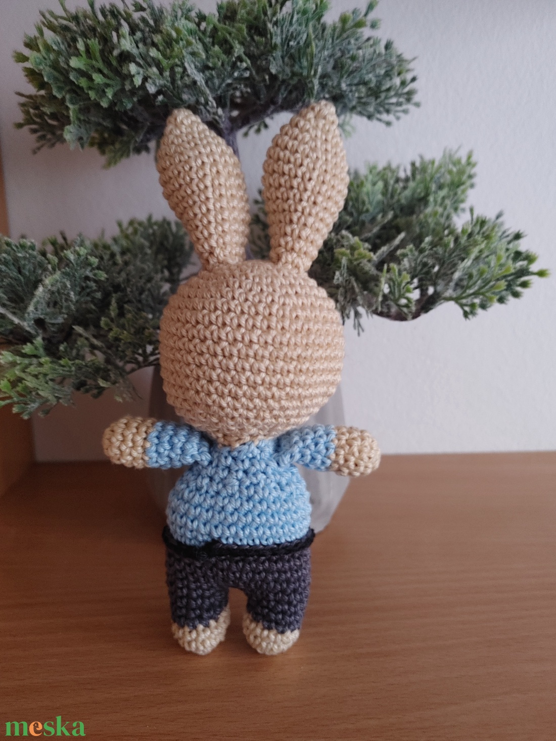 Horgolt nyuszi (fiú) - amigurumi figura - játék & sport - plüssállat & játékfigura - nyuszi - Meska.hu Horgolt nyuszi (fiú) - amigurumi figura - játék & sport - plüssállat & játékfigura - nyuszi - Meska.hu