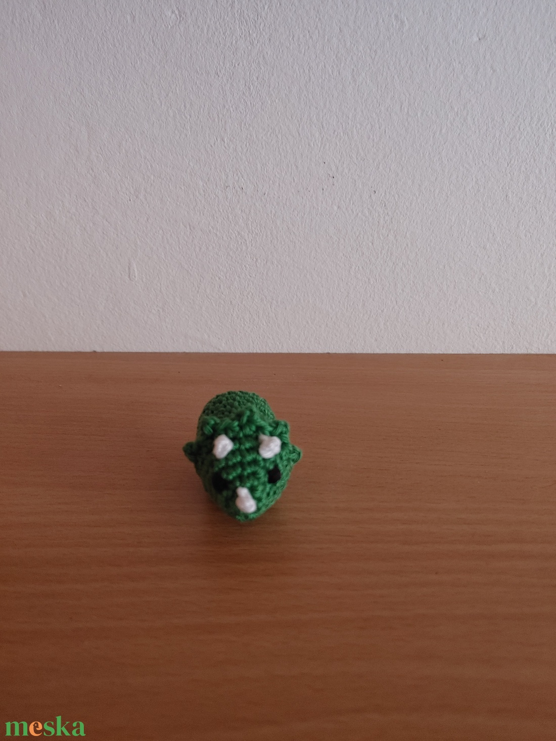 Horgolt mini dínó (Triceratops) - amigurumi figura - játék & sport - plüssállat & játékfigura - plüss dínók - Meska.hu