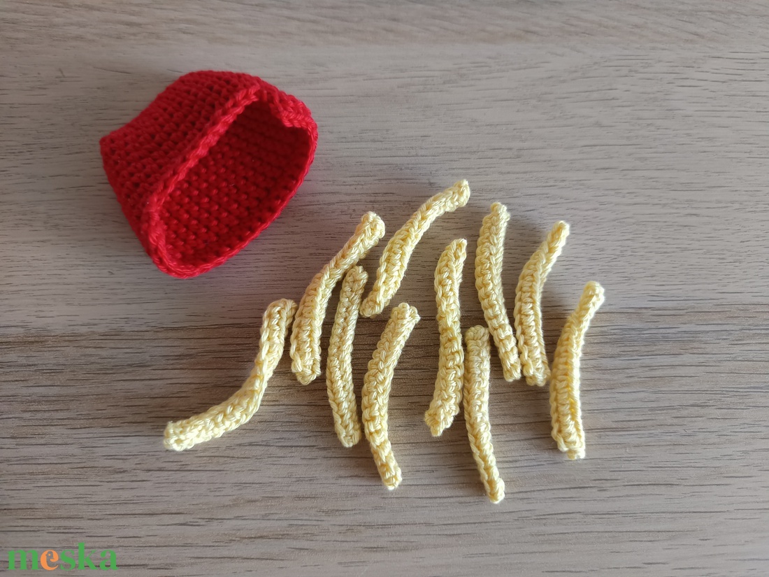 Horgolt sültkrumpli (amigurumi játék) - játék & sport - gyerekkonyha - játék ételek - Meska.hu