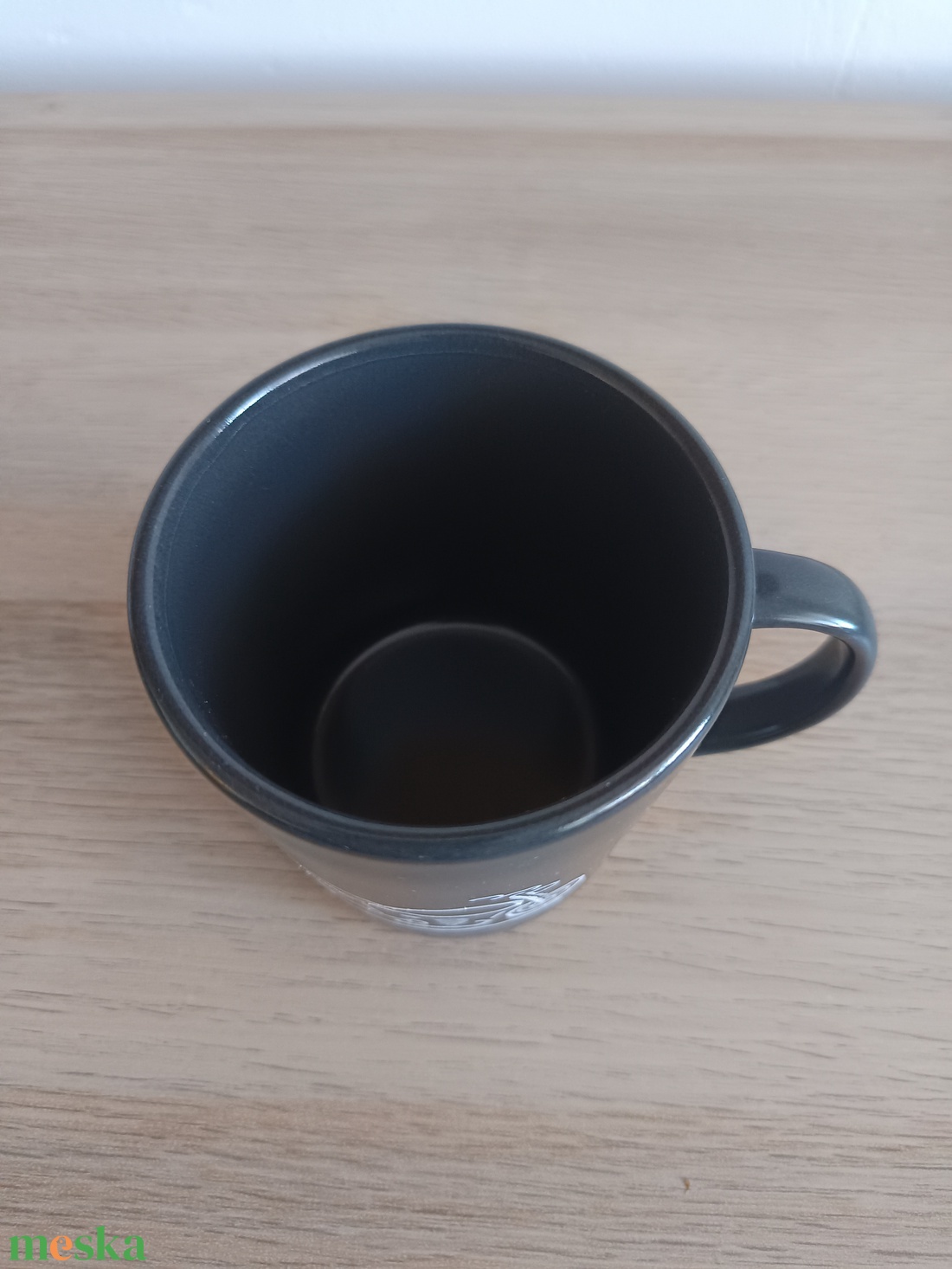 Kézzel festett motoros bögre (Sötétszürke) - otthon & életmód - konyhafelszerelés, tálalás - tálalás - bögre & csésze - Meska.hu