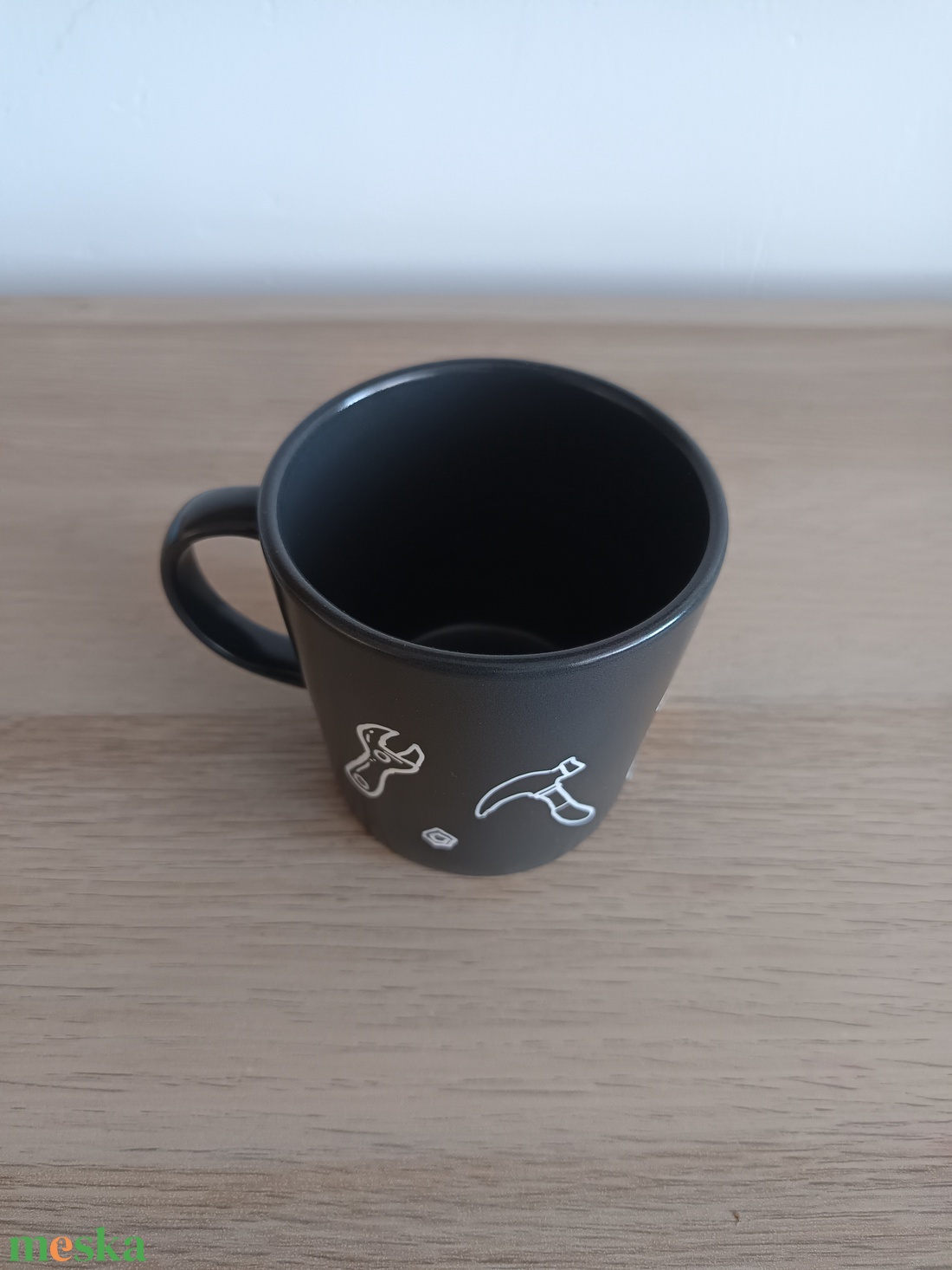 Kézzel festett szerszámos bögre (Sötétszürke) - otthon & életmód - konyhafelszerelés, tálalás - tálalás - bögre & csésze - Meska.hu