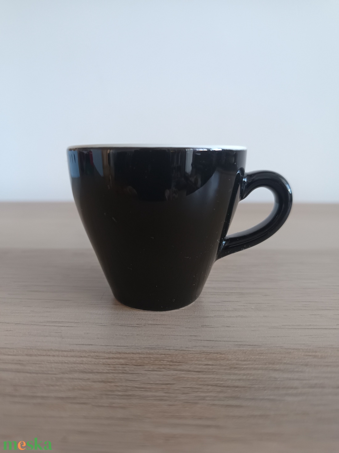 COFFEE � Kézzel festett, feliratos espresso csésze (Fekete) - otthon & életmód - konyhafelszerelés, tálalás - tálalás - bögre & csésze - Meska.hu
