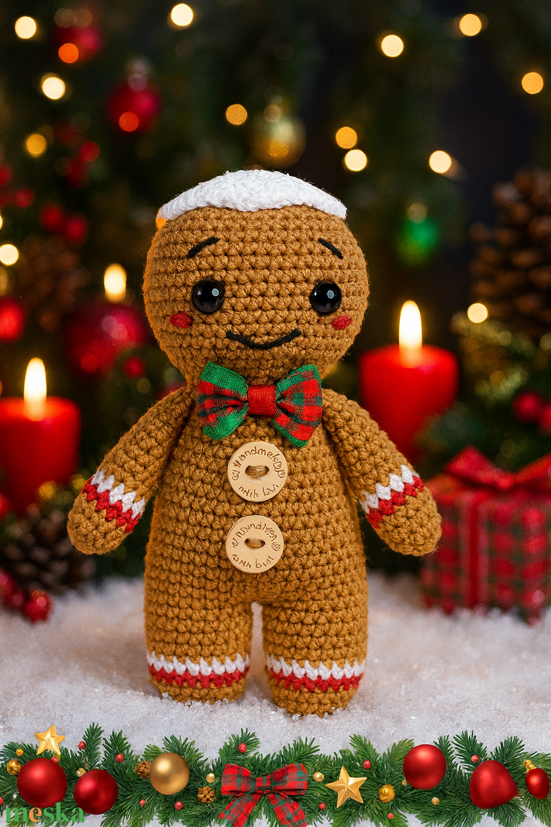 Mézi és Mézike - karácsony - karácsonyi lakásdekoráció - karácsonyi manók, figurák - Meska.hu