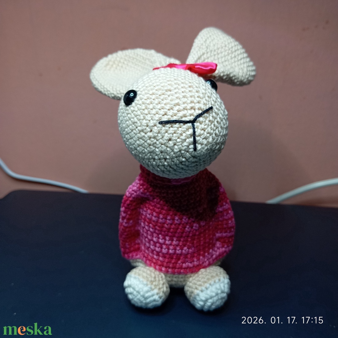 Nyuszika � horgolt kedvenc kicsiknek és nagyoknak - játék & sport - plüssállat & játékfigura - nyuszi - Meska.hu