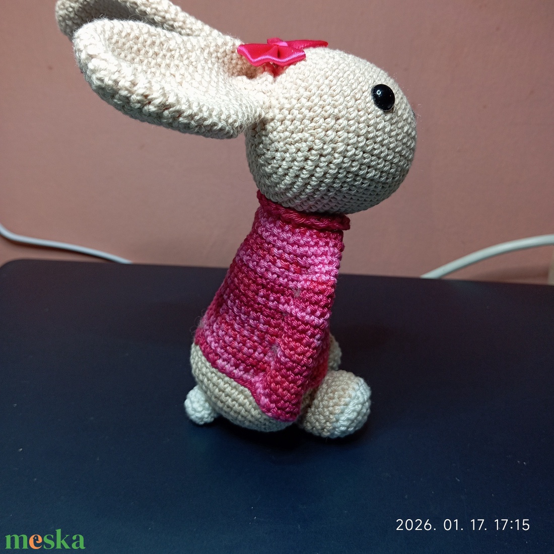 Nyuszika � horgolt kedvenc kicsiknek és nagyoknak - játék & sport - plüssállat & játékfigura - nyuszi - Meska.hu