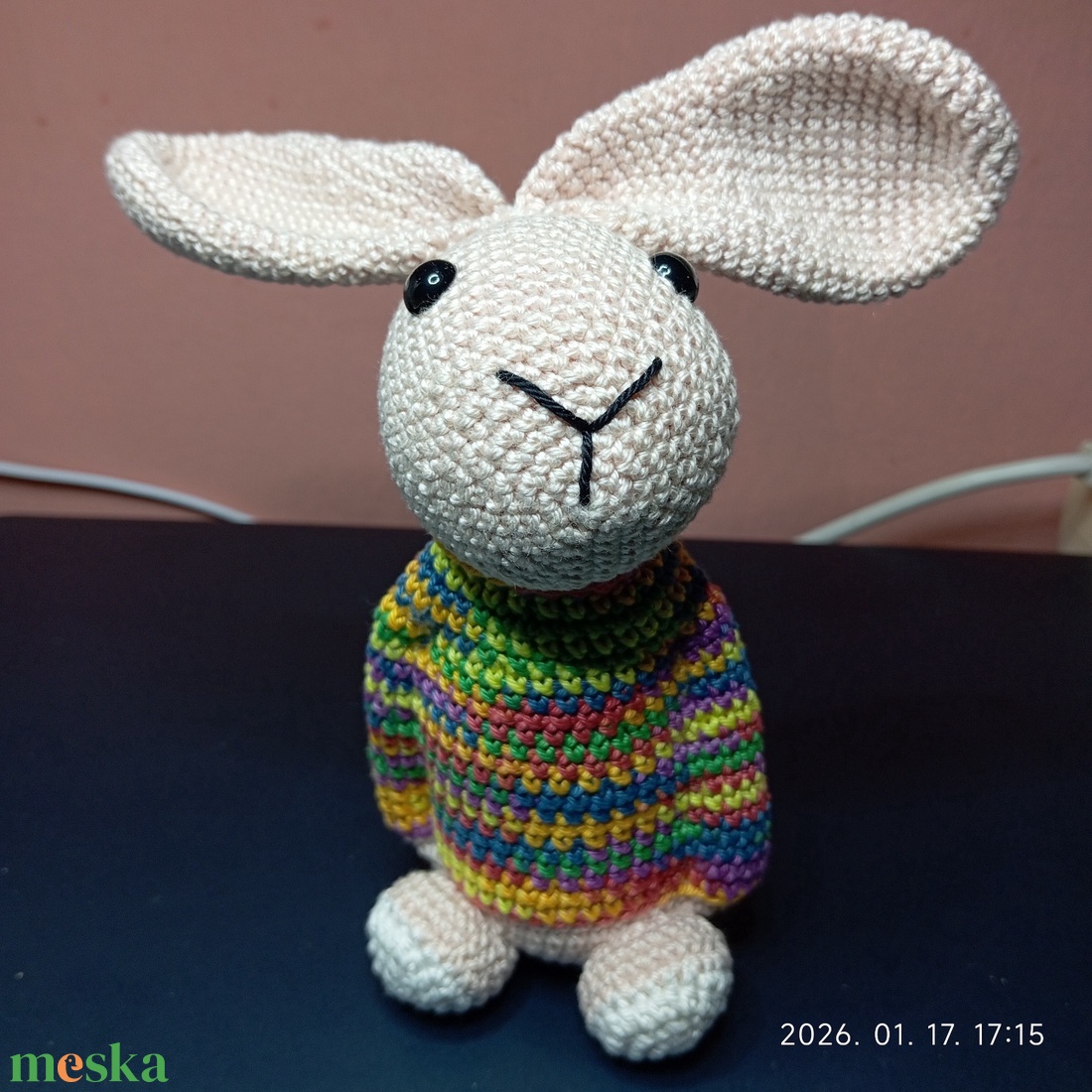 Nyuszika � horgolt kedvenc kicsiknek és nagyoknak - játék & sport - plüssállat & játékfigura - nyuszi - Meska.hu