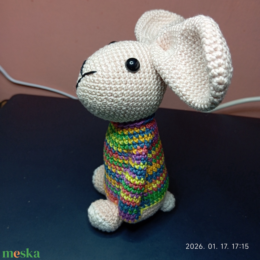 Nyuszika � horgolt kedvenc kicsiknek és nagyoknak - játék & sport - plüssállat & játékfigura - nyuszi - Meska.hu