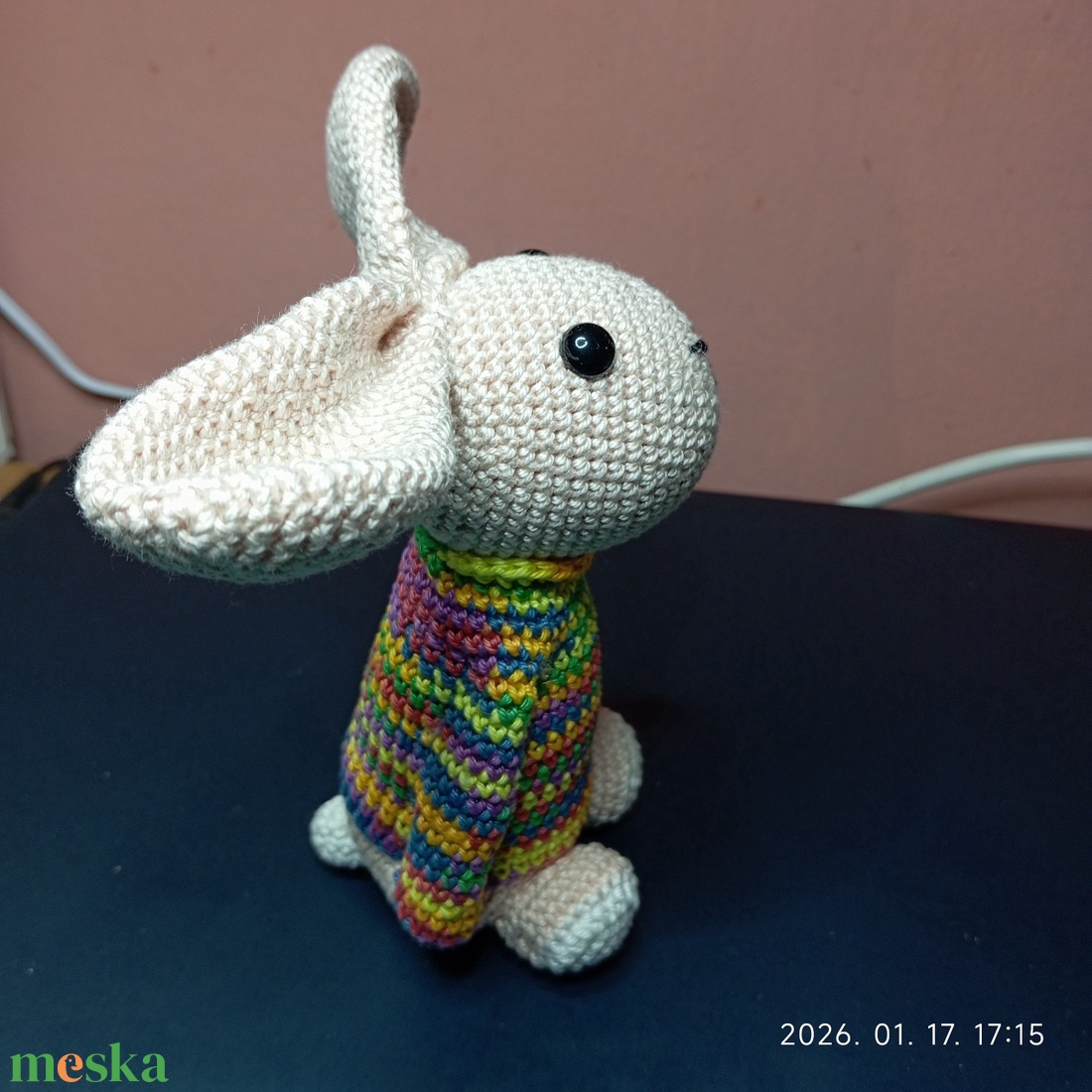 Nyuszika � horgolt kedvenc kicsiknek és nagyoknak - játék & sport - plüssállat & játékfigura - nyuszi - Meska.hu
