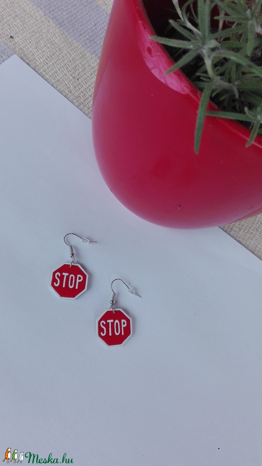 Stop tábla fa fülbevaló LANYOKNAK reszere - - Meska.hu Stop tábla fa fülbevaló LANYOKNAK reszere - - Meska.hu