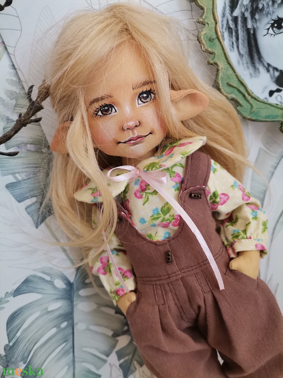 Mézike, a félszerzet - artdoll - baba - manó - játék & sport - baba & babaház - baba - Meska.hu