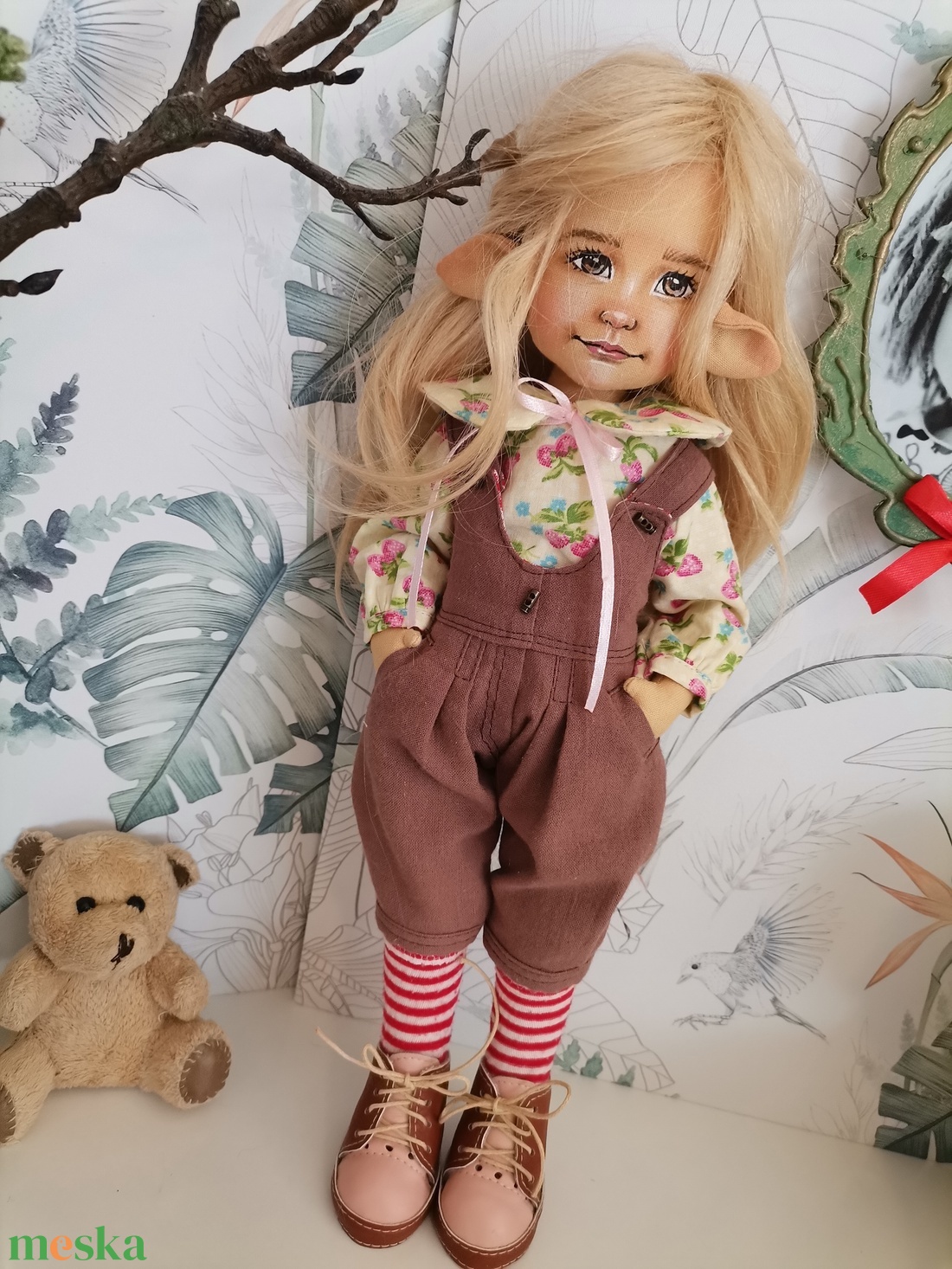 Mézike, a félszerzet - artdoll - baba - manó - játék & sport - baba & babaház - baba - Meska.hu