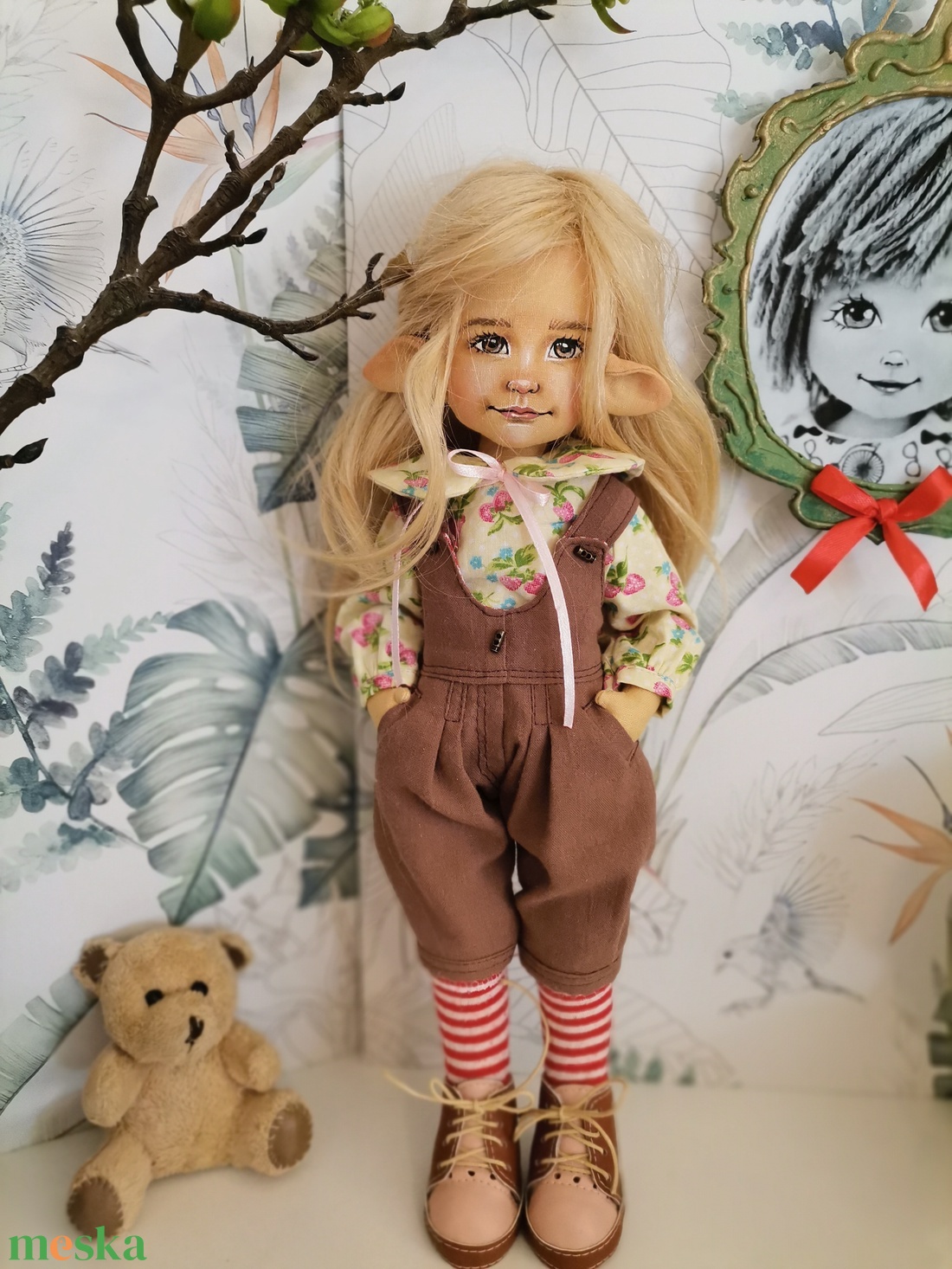 Mézike, a félszerzet - artdoll - baba - manó - játék & sport - baba & babaház - baba - Meska.hu
